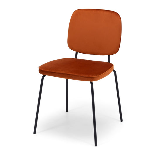 Clyde Dining Chair Orange