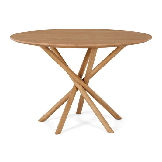Harper Round Dining Table 1200 Natural