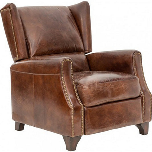 Leather Recliner chair Vintage