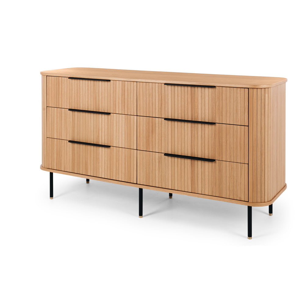 Anders Dresser 6 drawers (Natural Oak) Angle