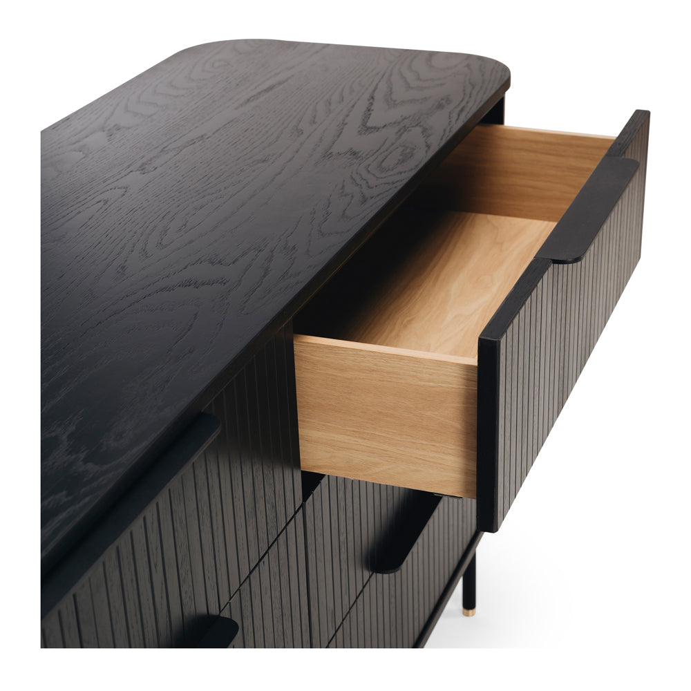 Anders Dresser 6 drawers (Black Oak) Drawer
