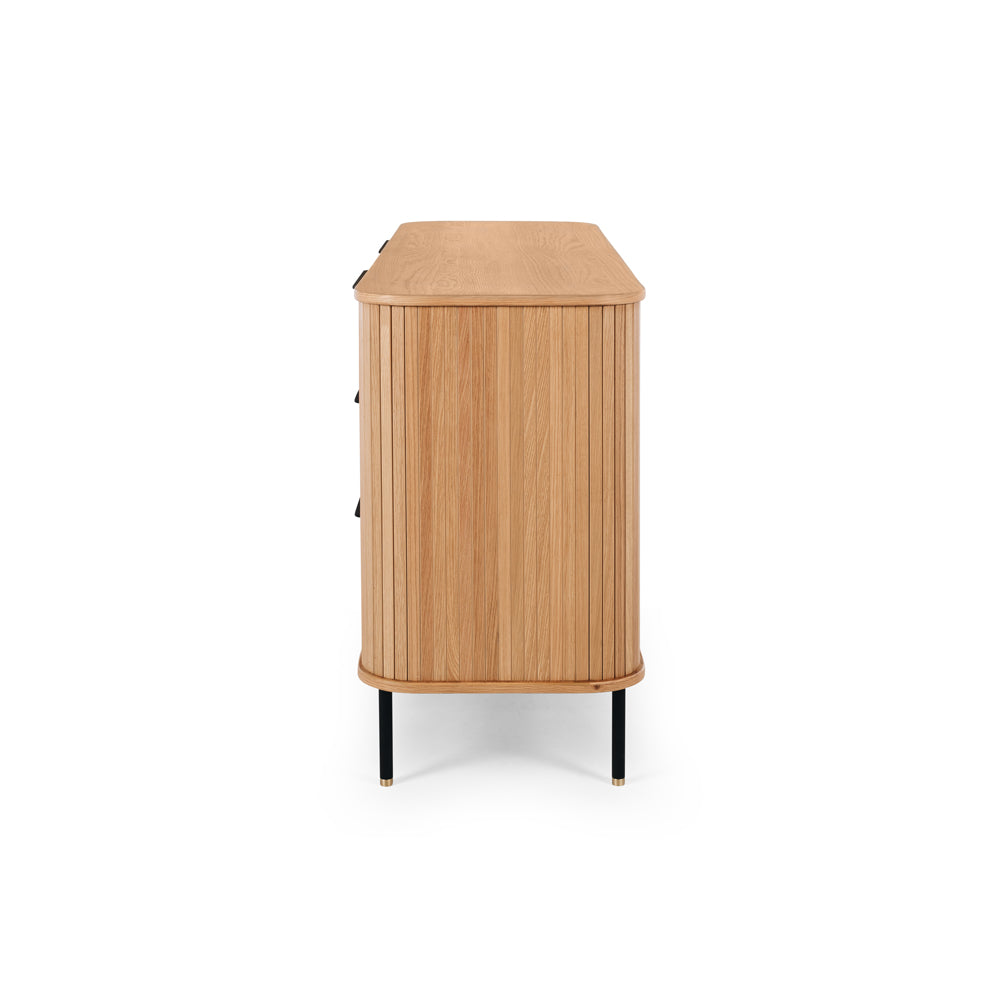 Anders Dresser 6 drawers (Natural Oak) Side View